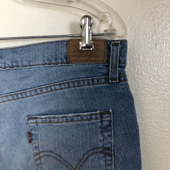 LEVI'S Denim Jean Shorts 529 Cutoff Shorts Size 12 - Picture 6 of 9